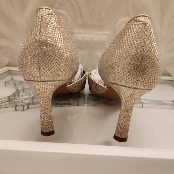 Franco Sarto Women's Tana Platinum Gold Pumps. NWOT. Size 6 - Picture 8 of 10